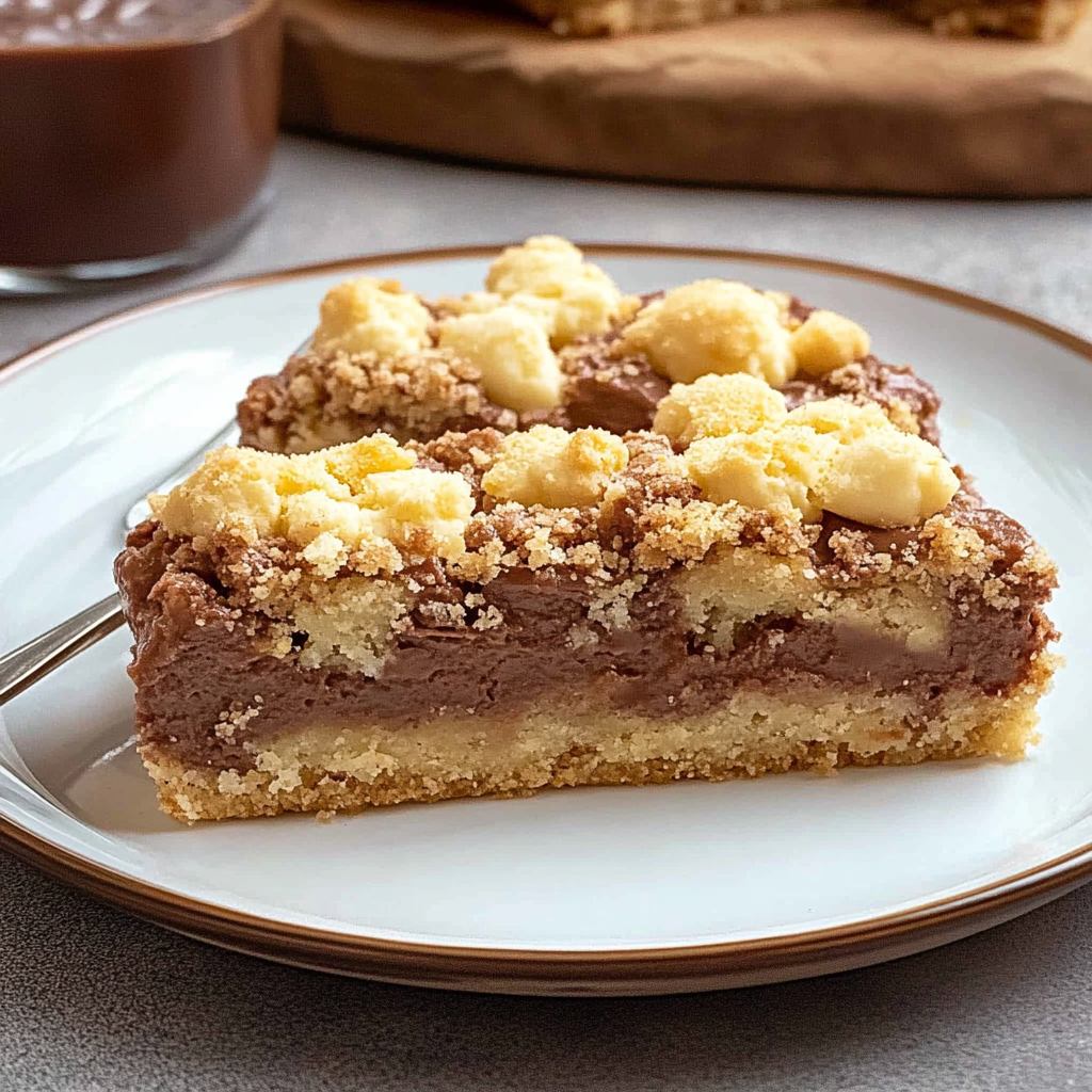 Gâteau Crumble Au Nutella