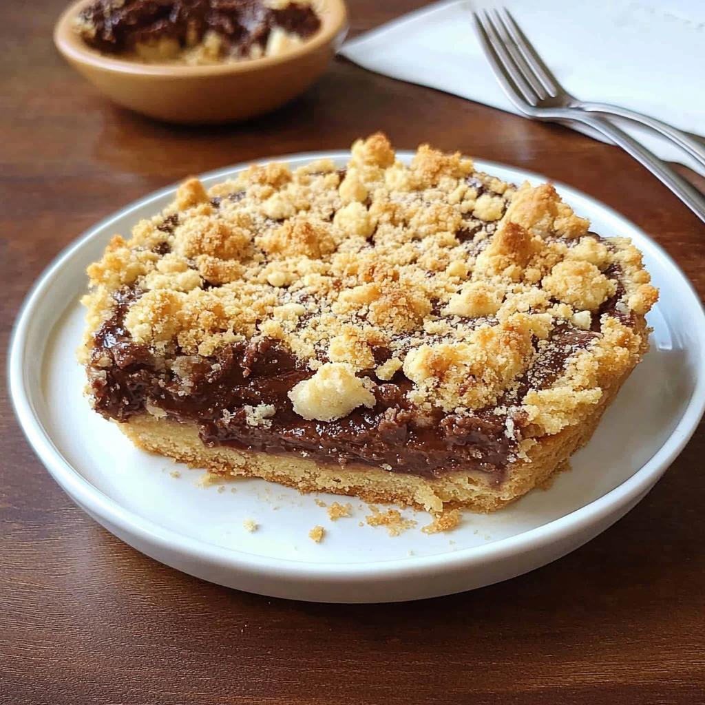 Gâteau Crumble Au Nutella