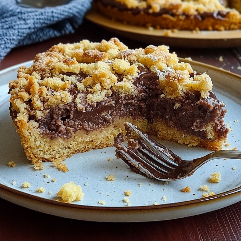 Gâteau Crumble Au Nutella