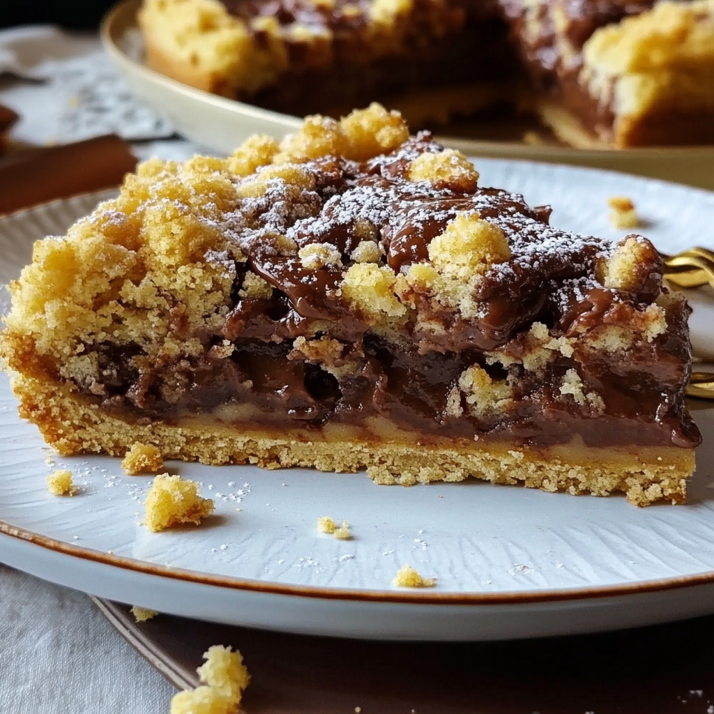 Gâteau Crumble Au Nutella