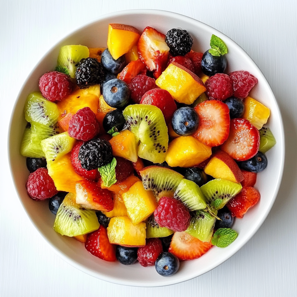 Salade de fruits d'été rafraîchissante