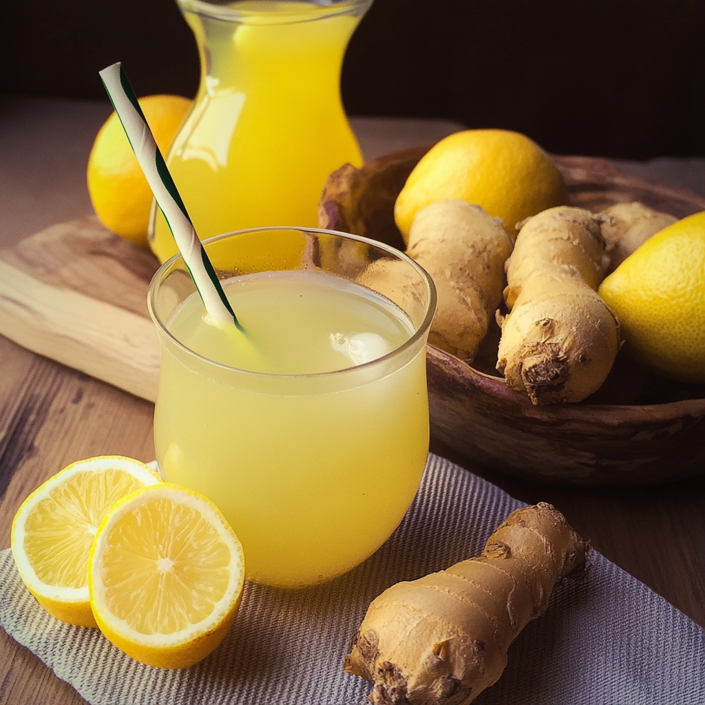 jus de citron au gingembre