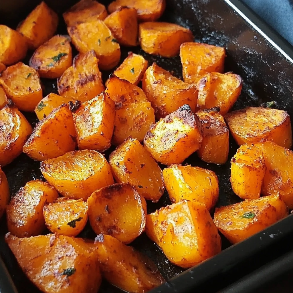 patates douces au four