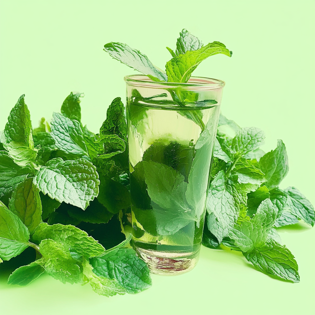 sirop de menthe maison