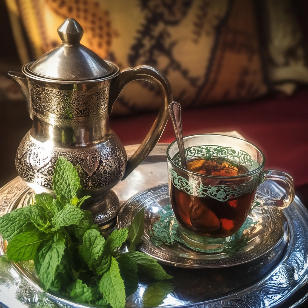 thé à la menthe marocain
