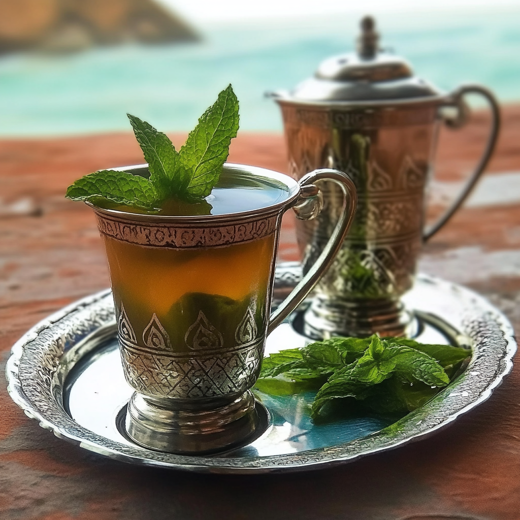 thé à la menthe marocain
