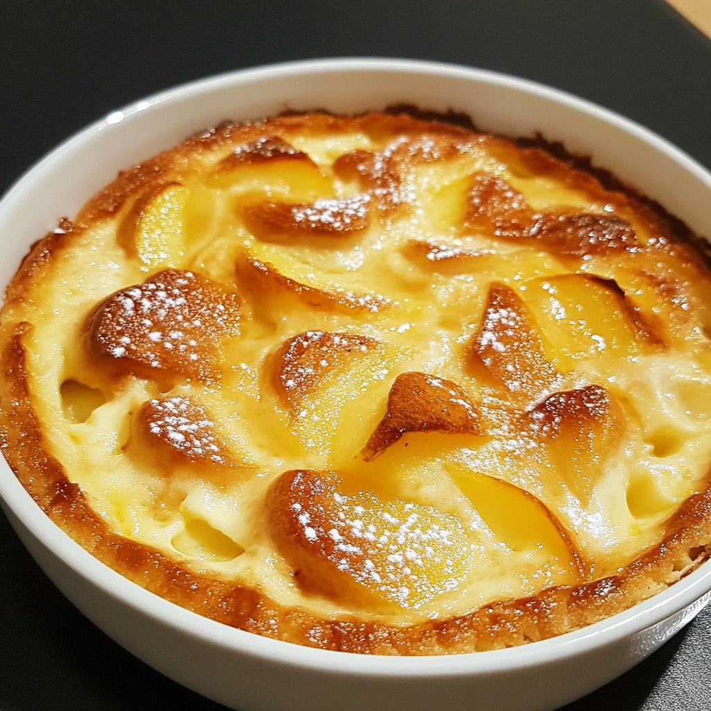 clafoutis express à la pomme