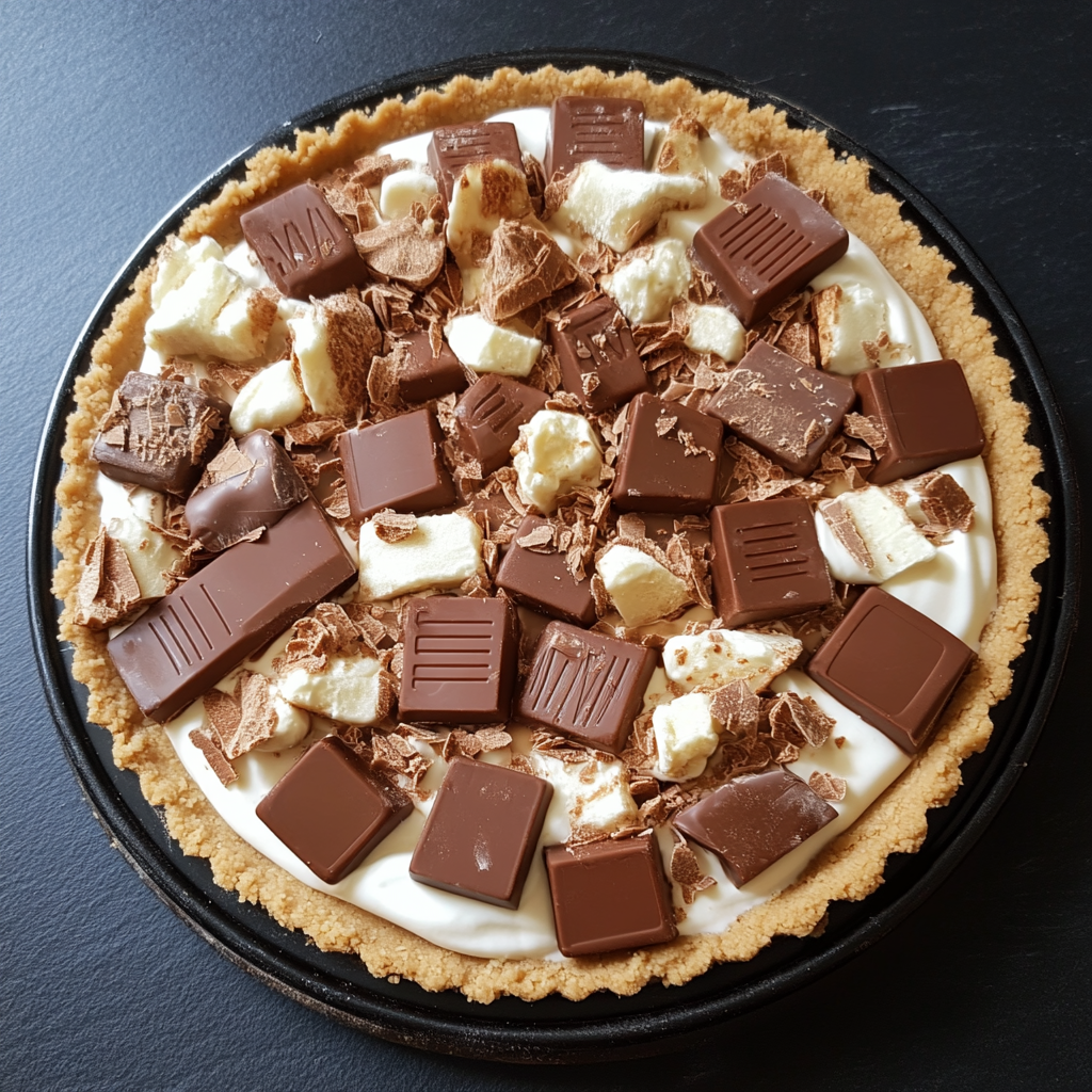 Tarte Kinder Bueno Au Chocolat Blanc Et Noisettes