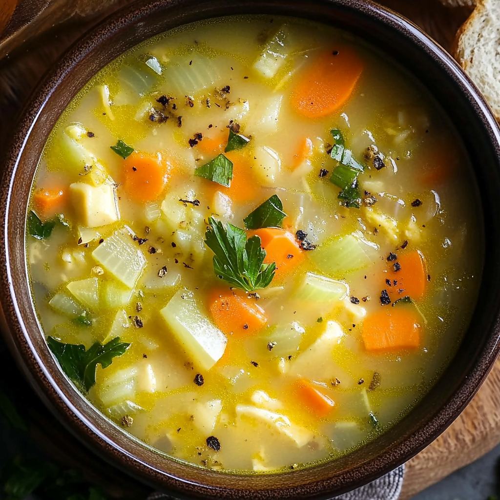 soupe de régime au chou