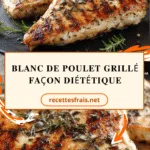Blanc de poulet grillé façon diététique