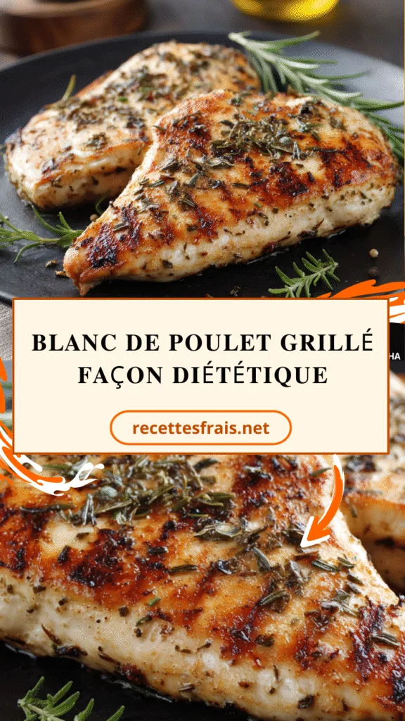 Blanc de poulet grillé façon diététique