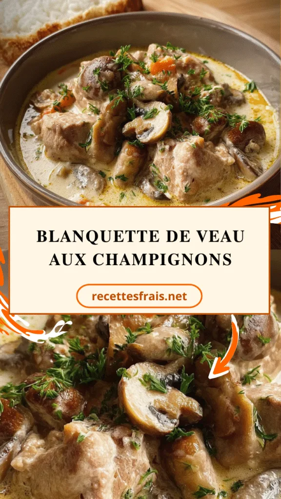 Blanquette de veau aux champignons