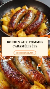 Boudin aux pommes caramélisées