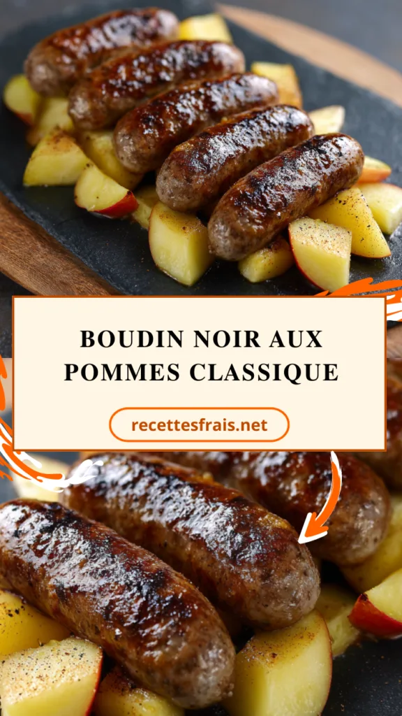 Boudin noir aux pommes classique
