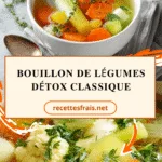 Bouillon de légumes détox classique