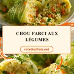 Chou farci aux légumes
