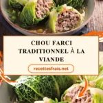 Chou farci traditionnel à la viande