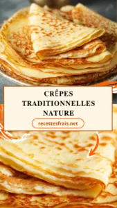 Crêpes traditionnelles nature