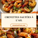 Crevettes sautées à l’ail