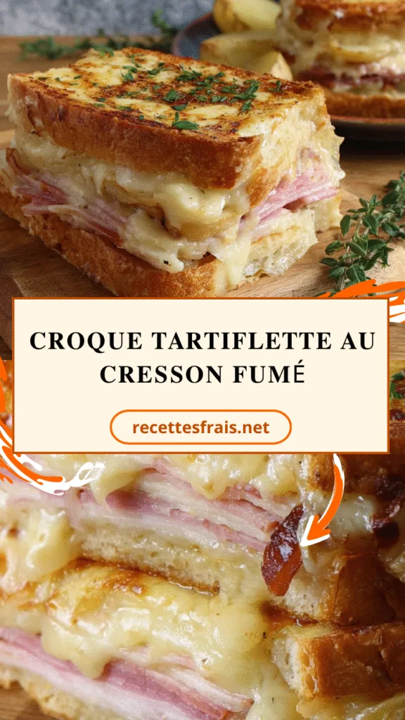 Croque Tartiflette au cresson fumé