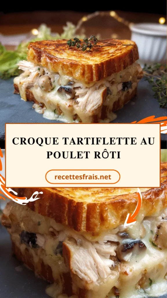 Croque Tartiflette au poulet rôti