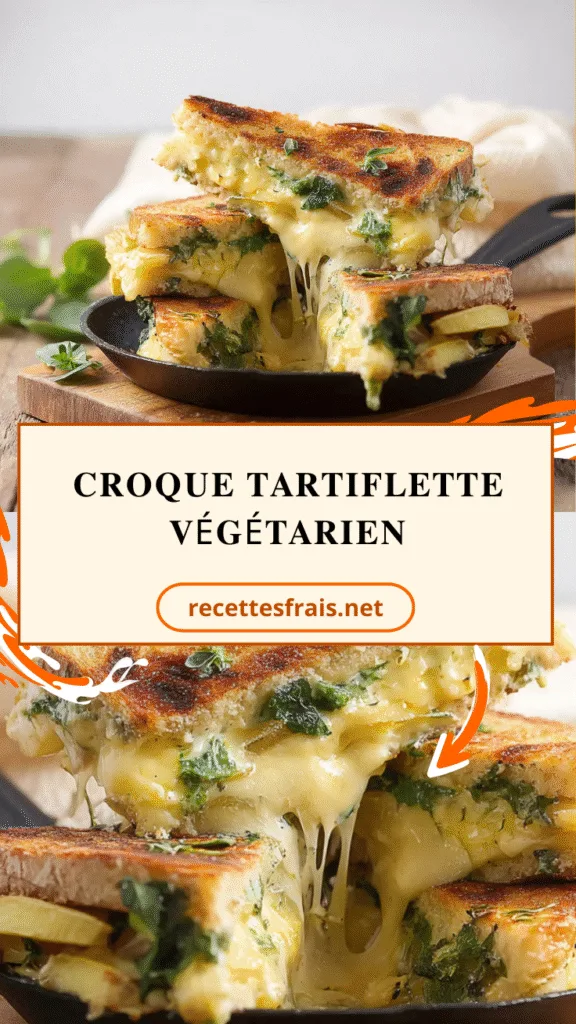 Croque Tartiflette végétarien