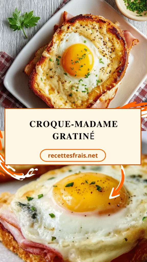 Croque-madame gratiné
