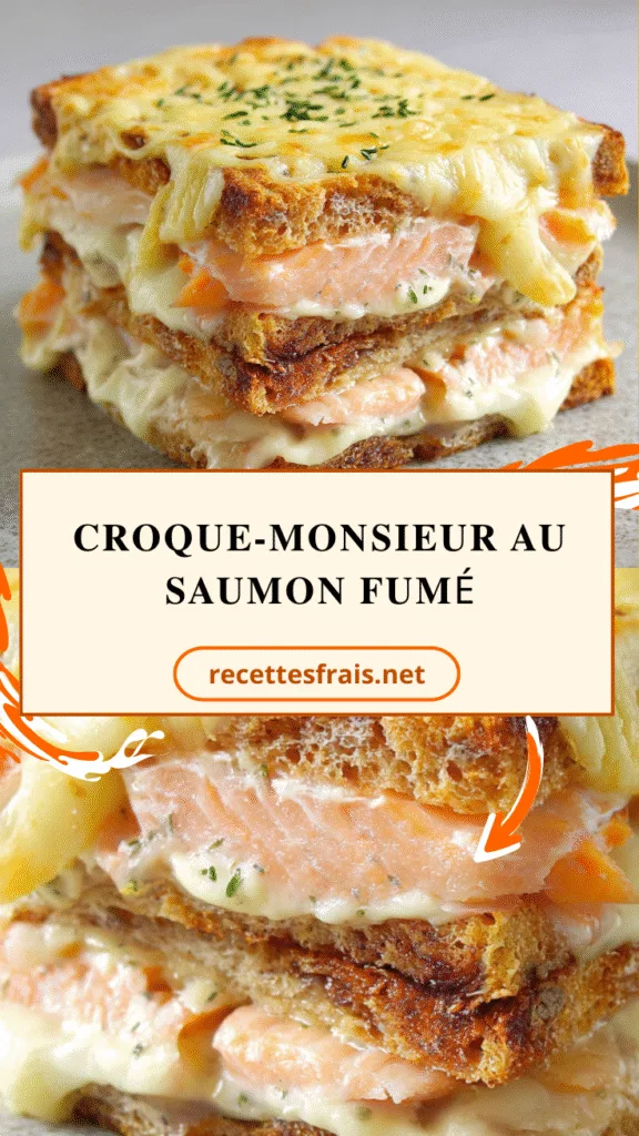 Croque-monsieur au saumon fumé