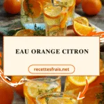 Eau orange citron