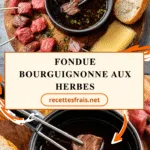 Fondue bourguignonne aux herbes