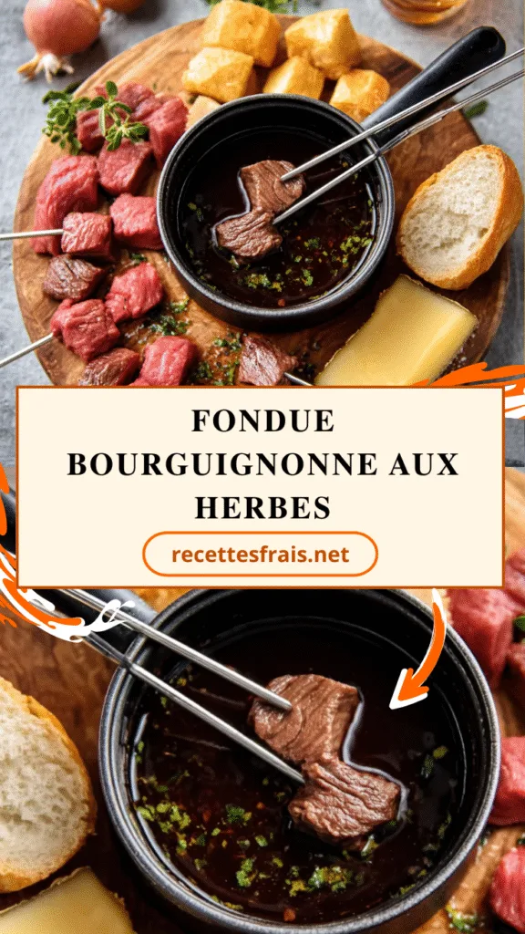 Fondue bourguignonne aux herbes