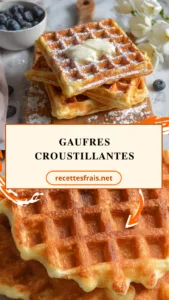Gaufres croustillantes