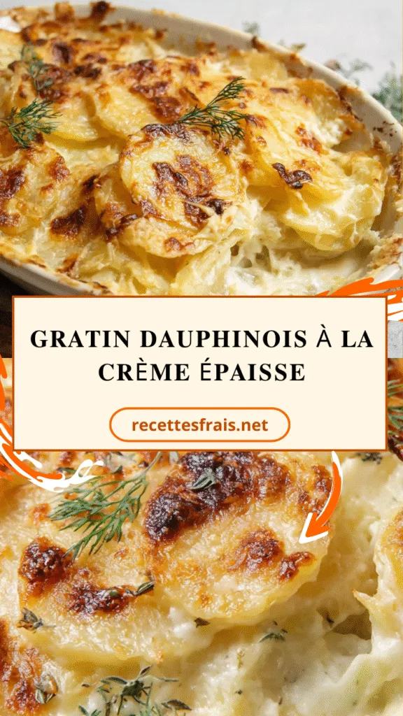 Gratin dauphinois à la crème épaisse