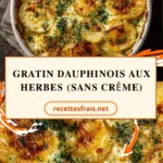 Gratin dauphinois aux herbes (sans crème)