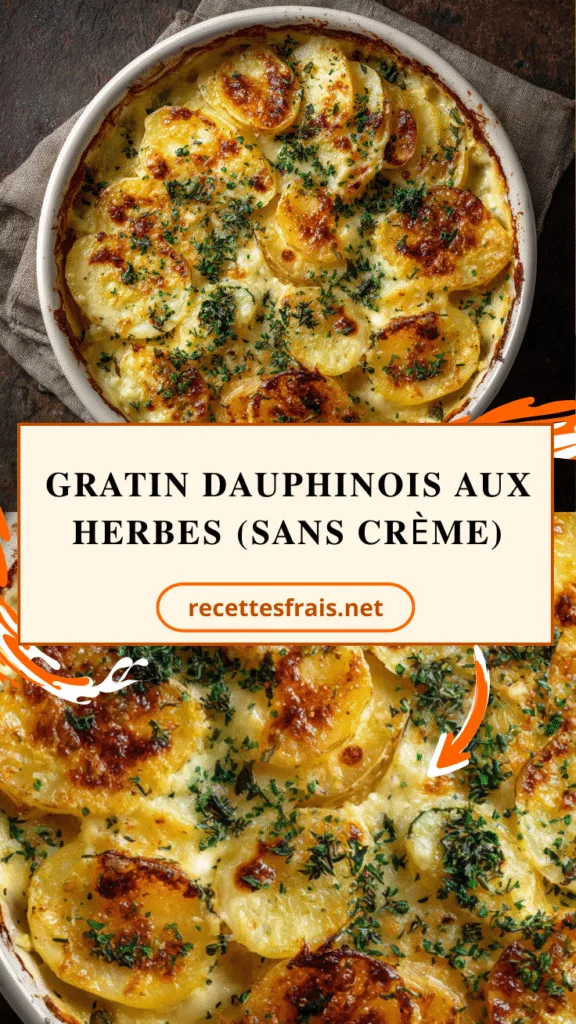Gratin dauphinois aux herbes (sans crème)