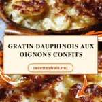 Gratin dauphinois aux oignons confits