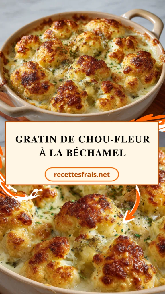 Gratin de chou-fleur à la béchamel
