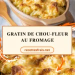 Gratin de chou‑fleur au fromage