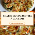 Gratin de courgettes à la crème