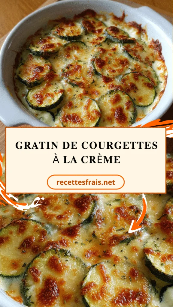 Gratin de courgettes à la crème