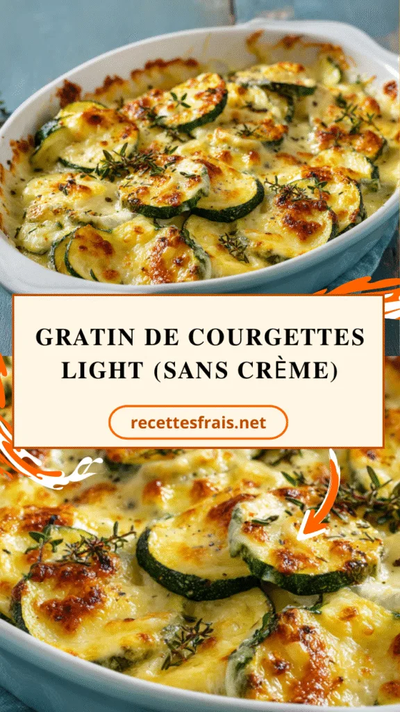 Gratin de courgettes light (sans crème)