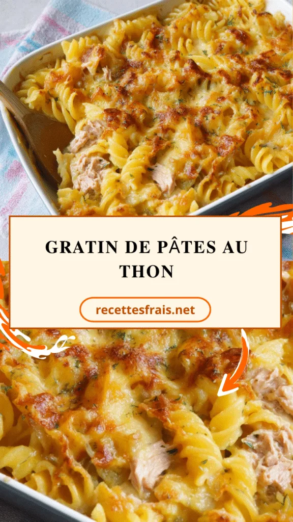 Gratin de pâtes au thon