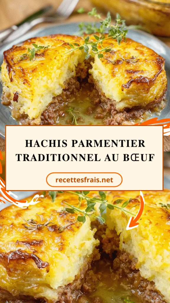 Hachis parmentier traditionnel au bœuf