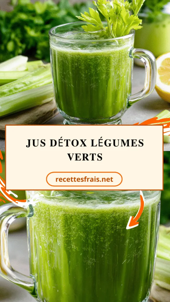 Jus détox légumes verts