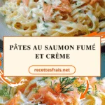 Pâtes au saumon fumé et crème