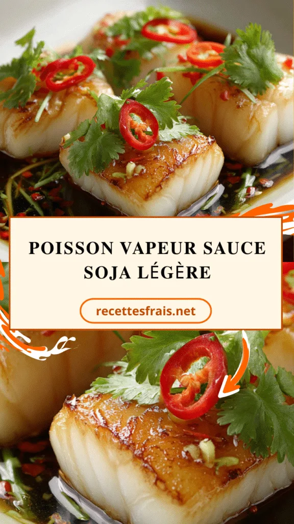 Poisson vapeur sauce soja légère
