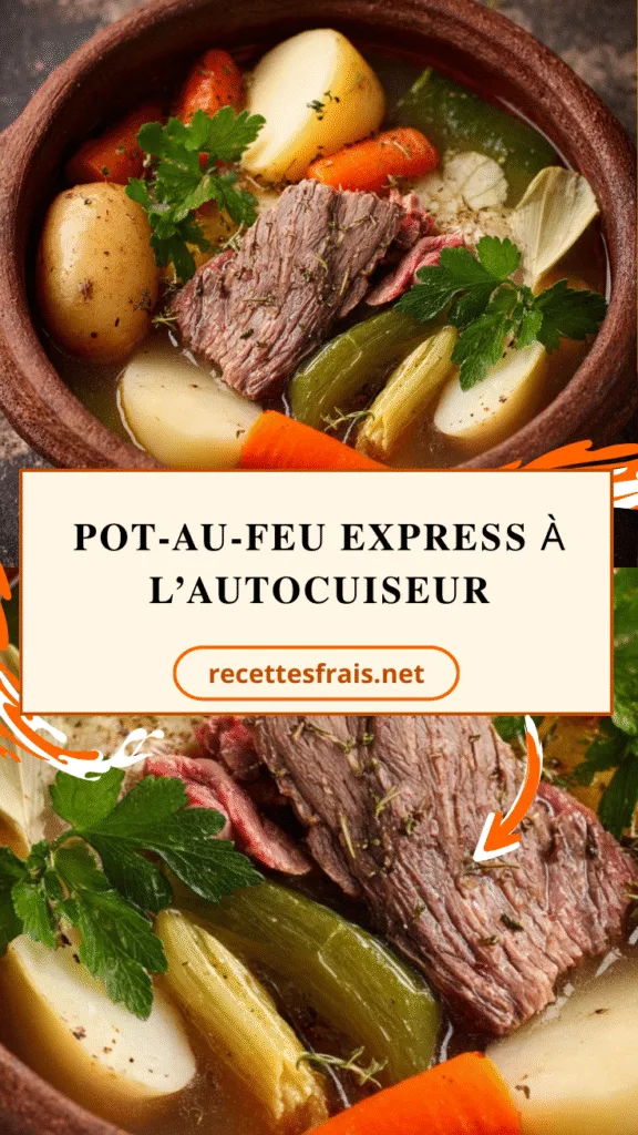 Pot-au-feu express à l’autocuiseur