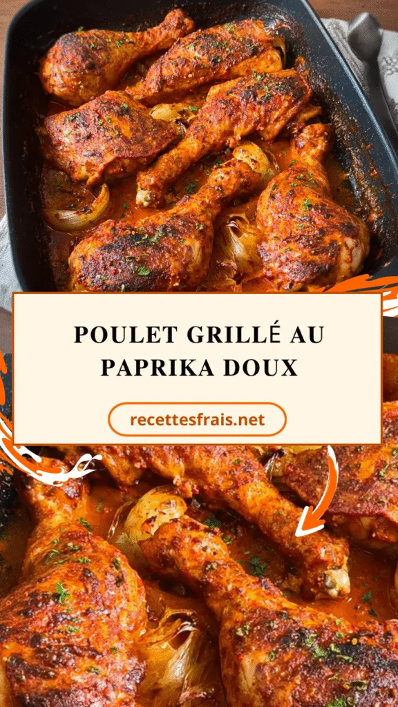 Poulet grillé au paprika doux