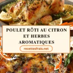 Poulet rôti au citron et herbes aromatiques