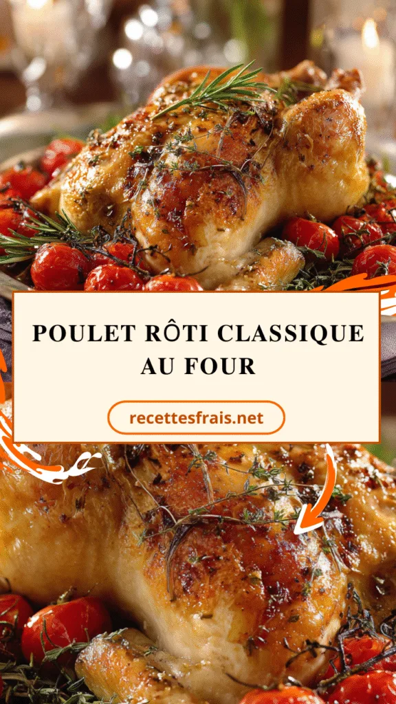 Poulet rôti classique au four